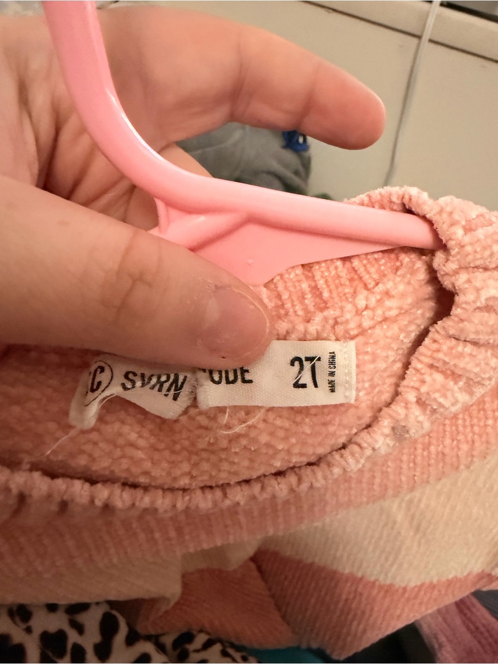 Source Unknown Blush Pink Crewneck Textured Sweater